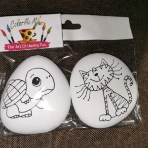 Pebble pack - Tortoise & Cat