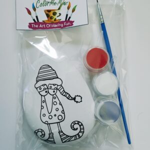 Mini rock art kit - sleepy