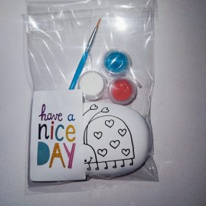 Mini Rock Art Kit Love Bug