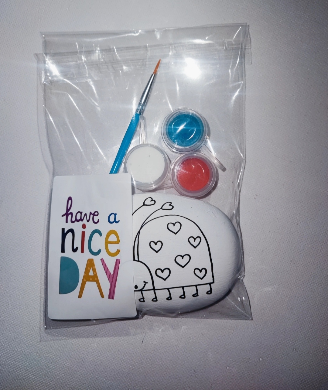 Mini Rock Art Kit Love Bug